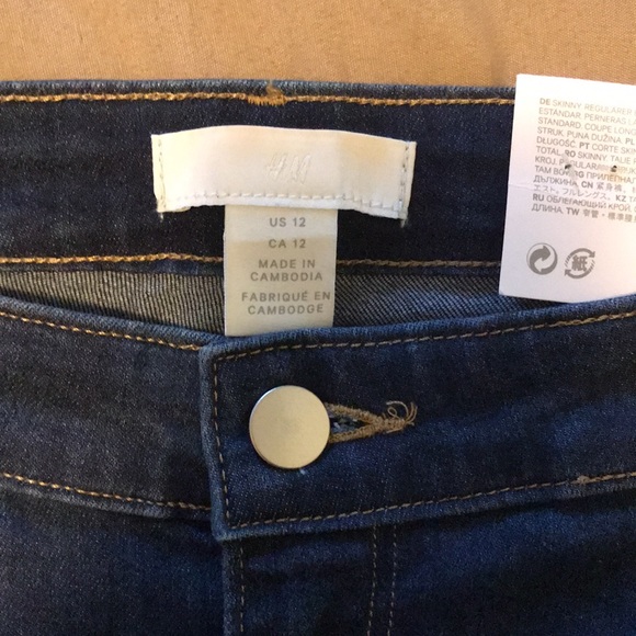 H &M skinny Jean NWT - Picture 3 of 7